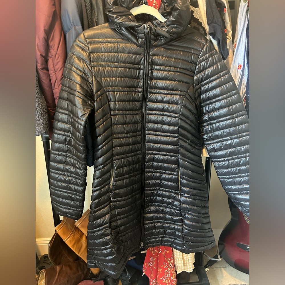 Patagonia knee length zip puffer